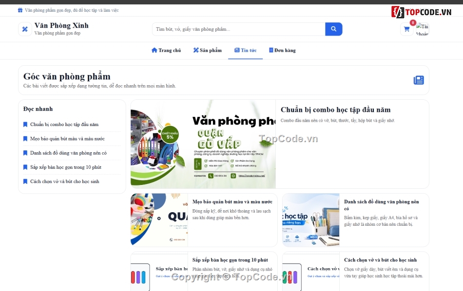 văn phòng phẩm,web bán văn phòng phẩm,Web bán hàng văn phòng